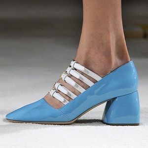 Miu Miu FW2015 patent leather Mary Jane heels